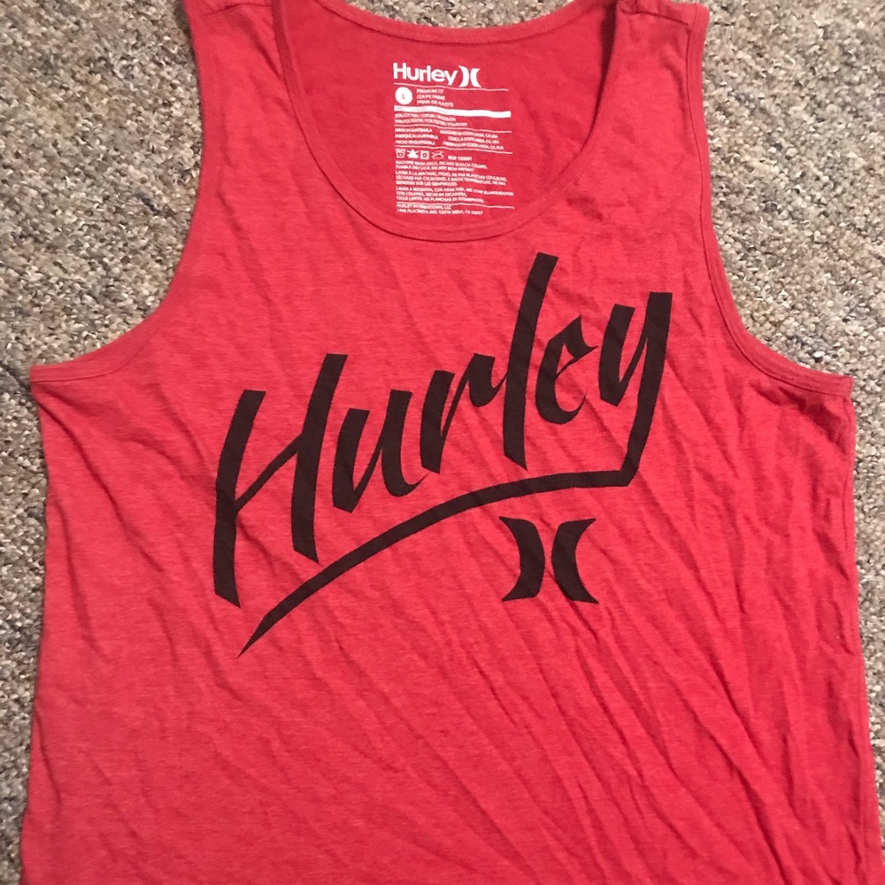 VINTAGE Hurley tank top red men’s size large